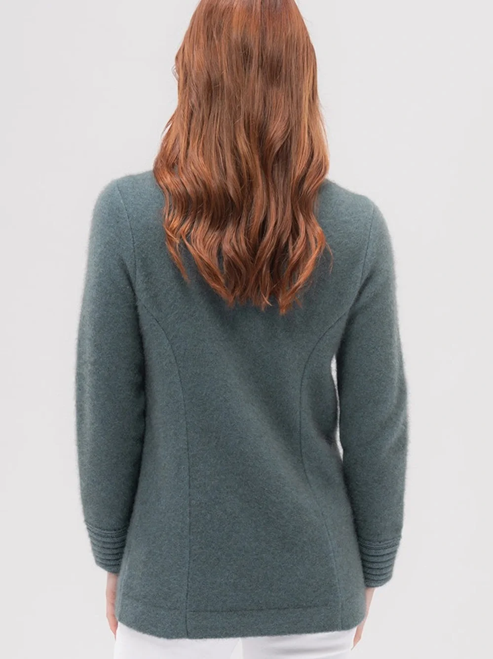 Merinomink Selwyn Jacket in Feather Teal XL